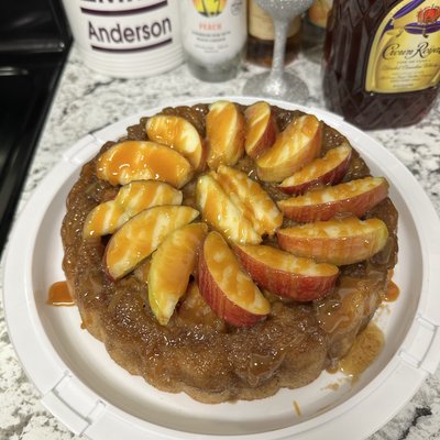 Caramel Apple Upside Down Cake 