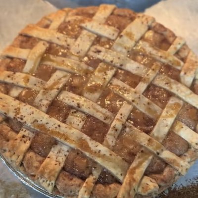 10” Salted Carmel Apple pie 