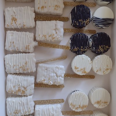 Chocolate Covered Oreos/Rice Krispy Bars