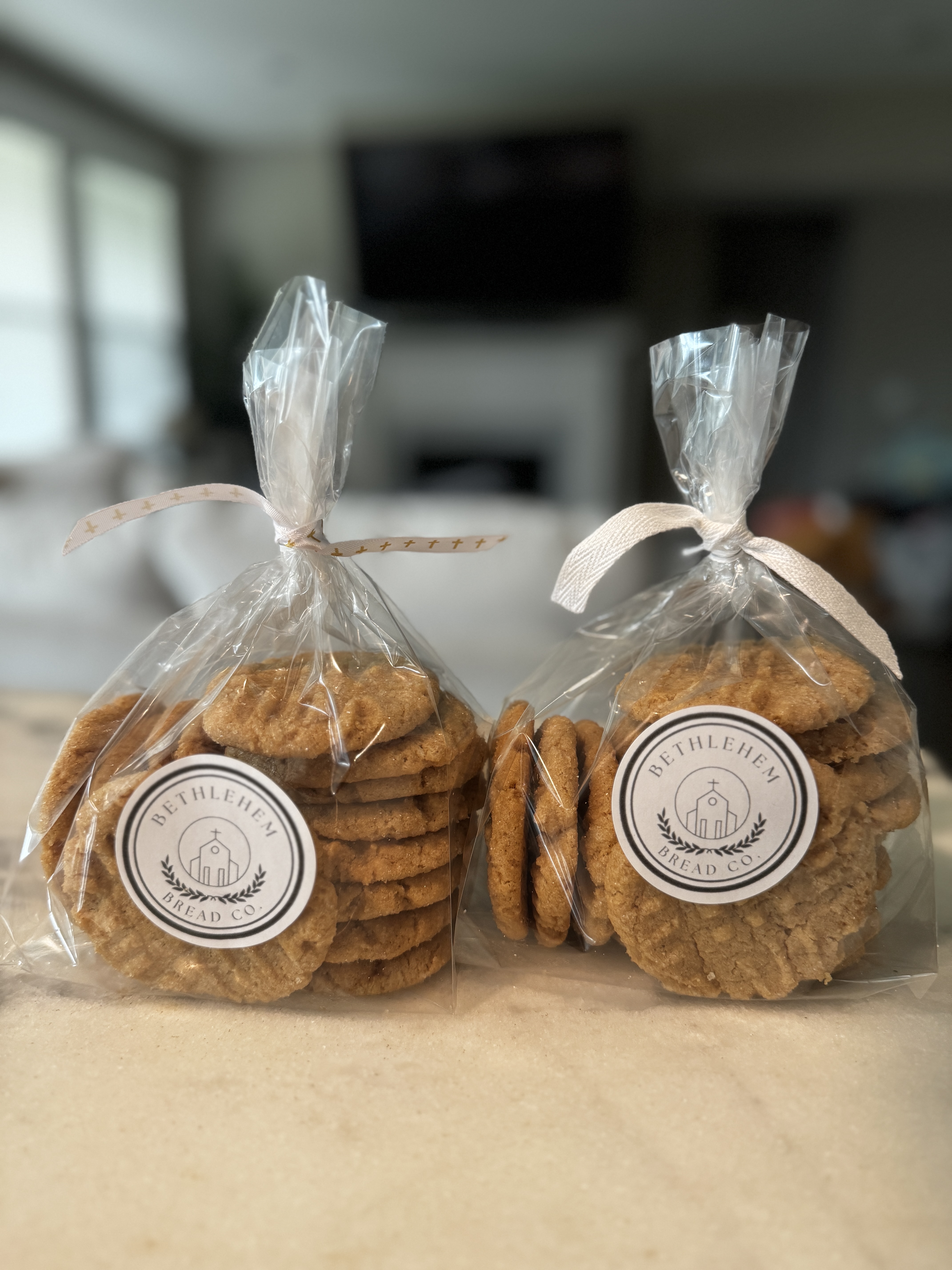 Sourdough Peanut butter cookies
