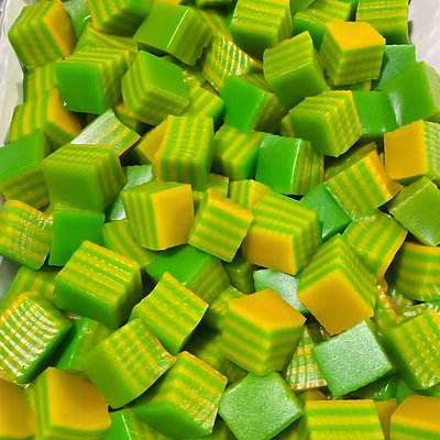 Steam Layered Rice Cake w/ Mungbean - Small Tray