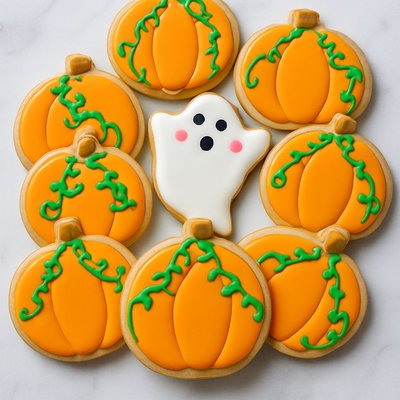 Royal Icing Sugar Cookies (halloween) 
