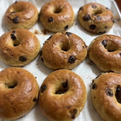 Chocolate Chip Butter Bagels- 6ct