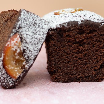 Chocolate Banana Orange Grand Marnier Loaf Cake
