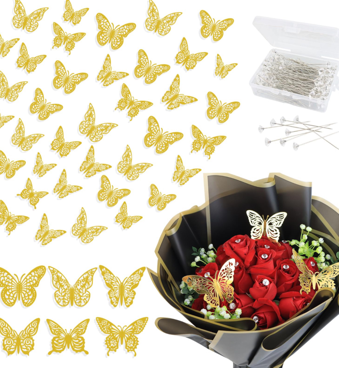 Gold Butterflies