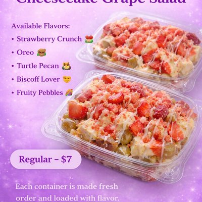 Cheesecake Grape Salad 🍇🍰