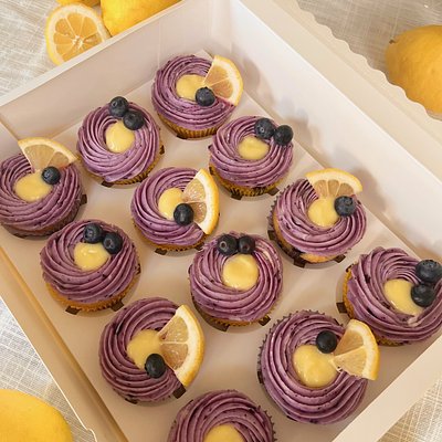 July Special: Blueberry Lemon Cupcakes (12 pcs)