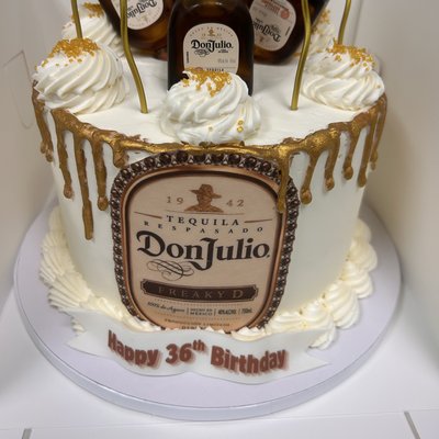 Custom Alcohol Cake 