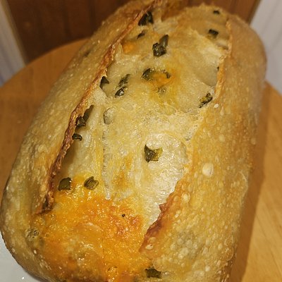 Jalapeño Cheddar Sourdough Bread 