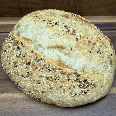 Everything Bagel Sourdough.  