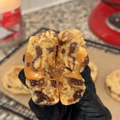 One Dozen Praline pecan turtle Cookies 