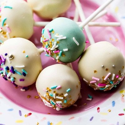 Cake Pops 2 Dozen (vanilla, Chocolate, or Red Velvet) One Flavor 