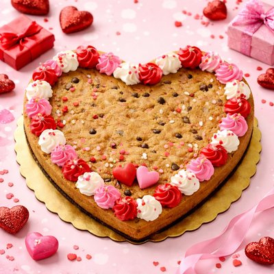 9in Heart Cookie Cake