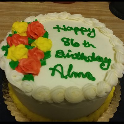 6in 3 Layer Cake (Specify Flavor Of Cake/Frosting/Shape)