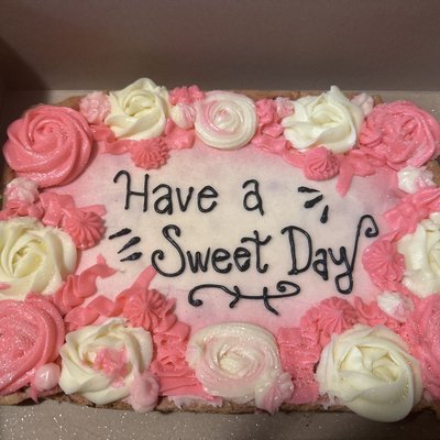 Quarter sheet Cookie Cake