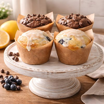 Sunshine & Chocolate Muffin Combo (4) 