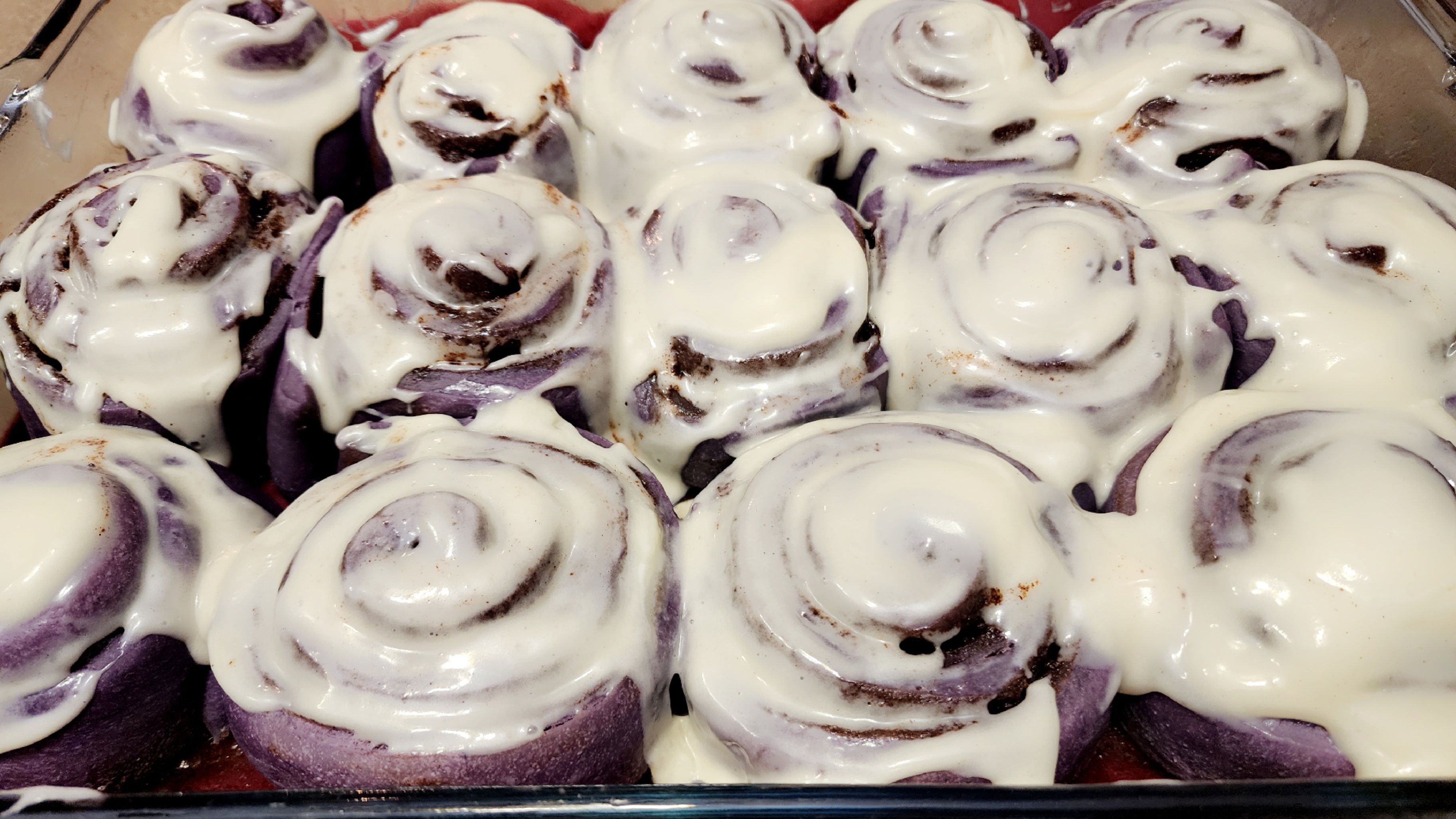 Ube Cinnamon Rolls