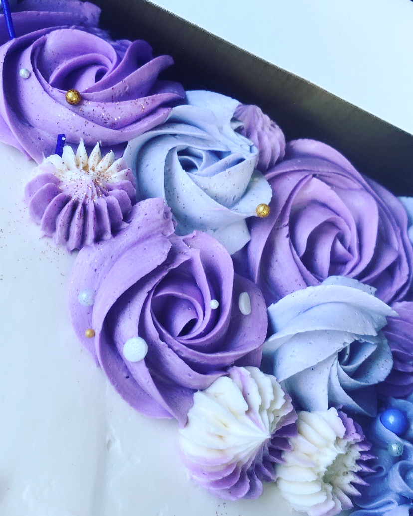 Buttercream Rose Cake 