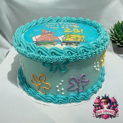 8” Specialty Cake - Spong Bob - 2 Layer