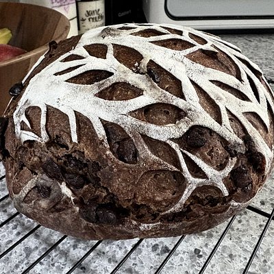 Double Chocolate Sourdough Bread 