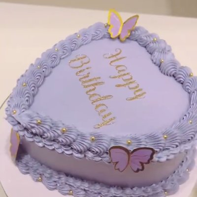 6” Single Layer Cake -Serves 12-14 
