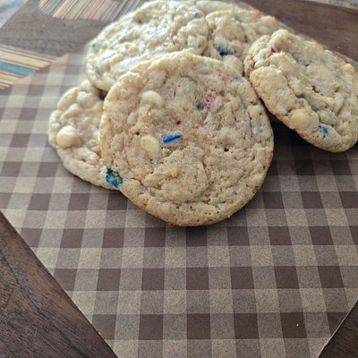 Star Sprinkled Cookies-6 Pack
