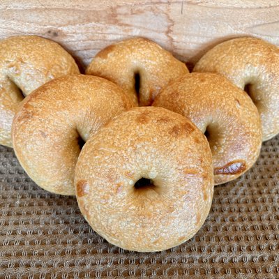 Plain Sourdough Bagel (six pack)