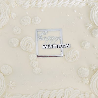 1/2 Sheet Cake No Picture