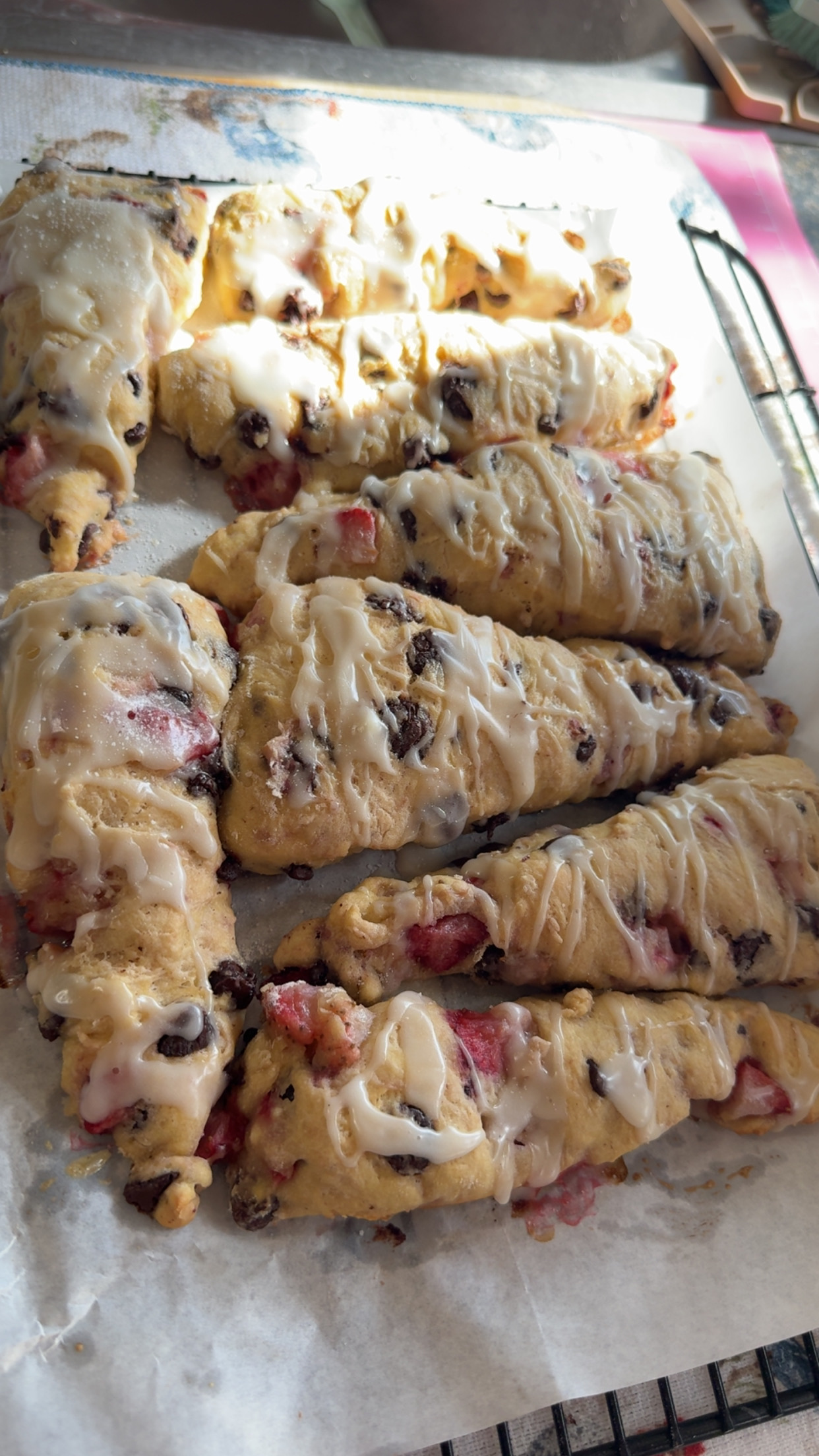 Strawberry Scones