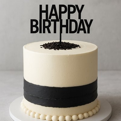 🥂 Modern & Classic Men’s Birthday Cake