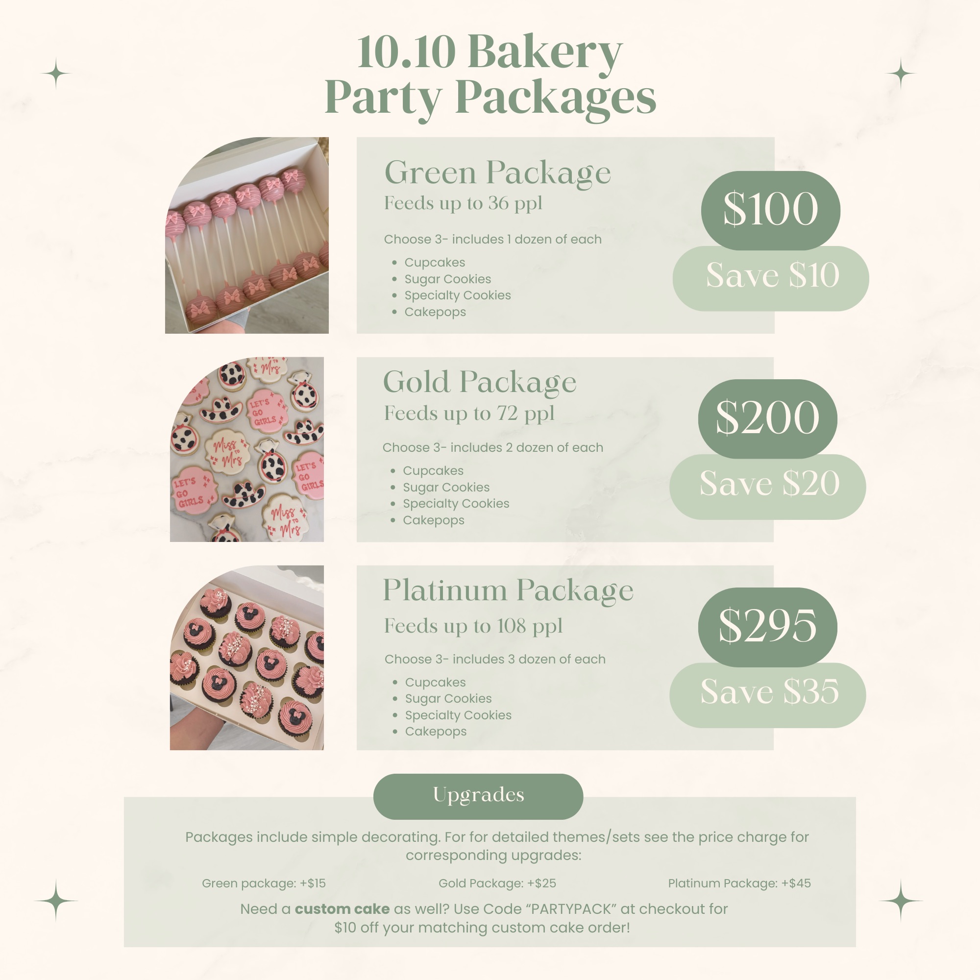 Party Packages- Handheld Sweets!