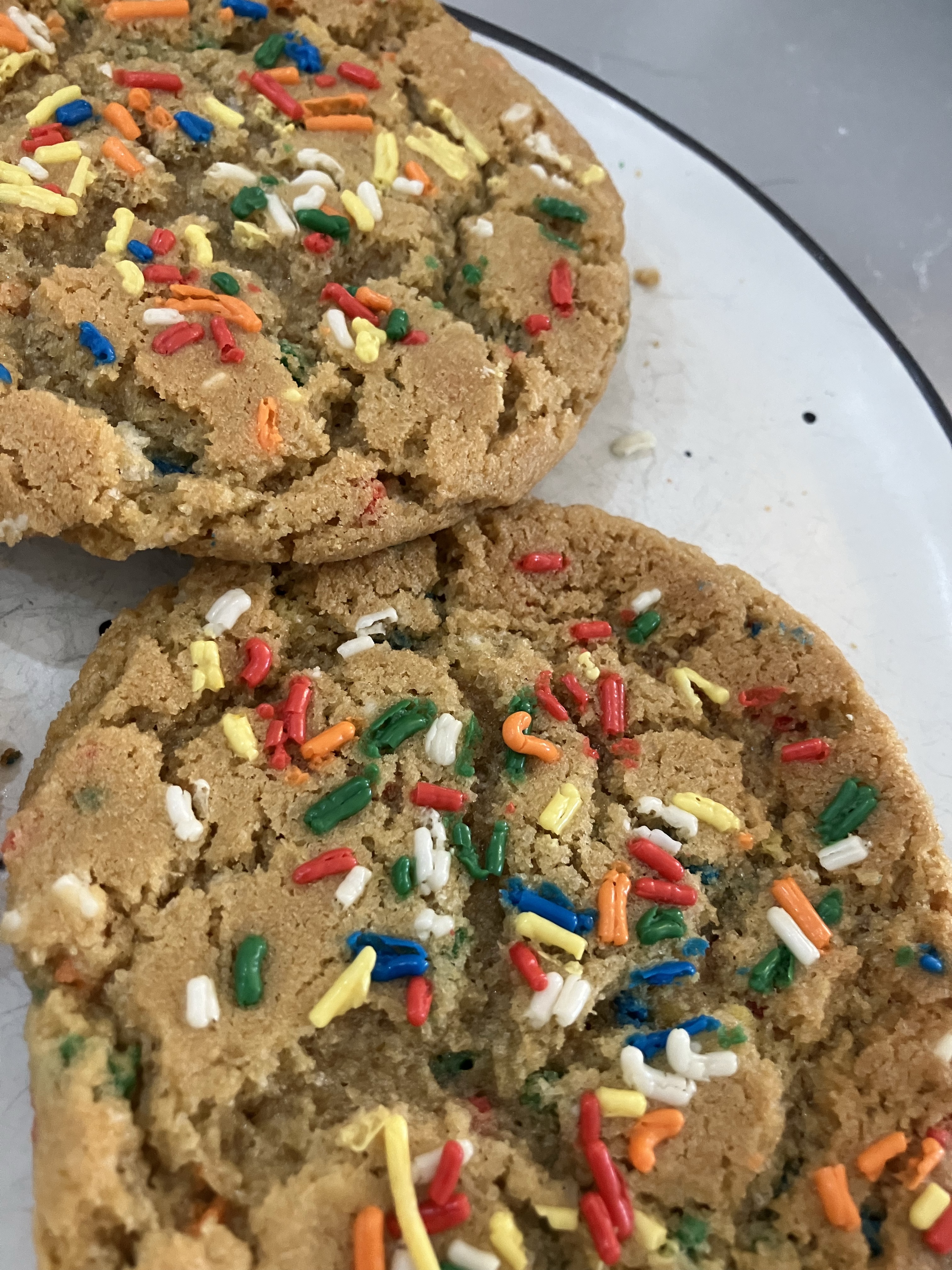 Individual Sprinkle Cookies