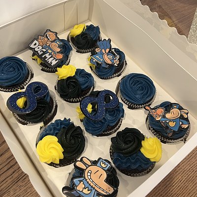Decorative Cupcakes (6 toppers)