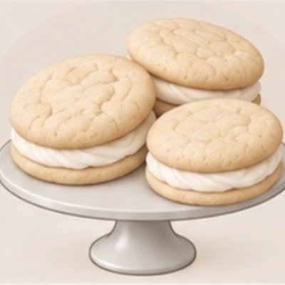 Sugar Cookie Sandwiches (buttercream)