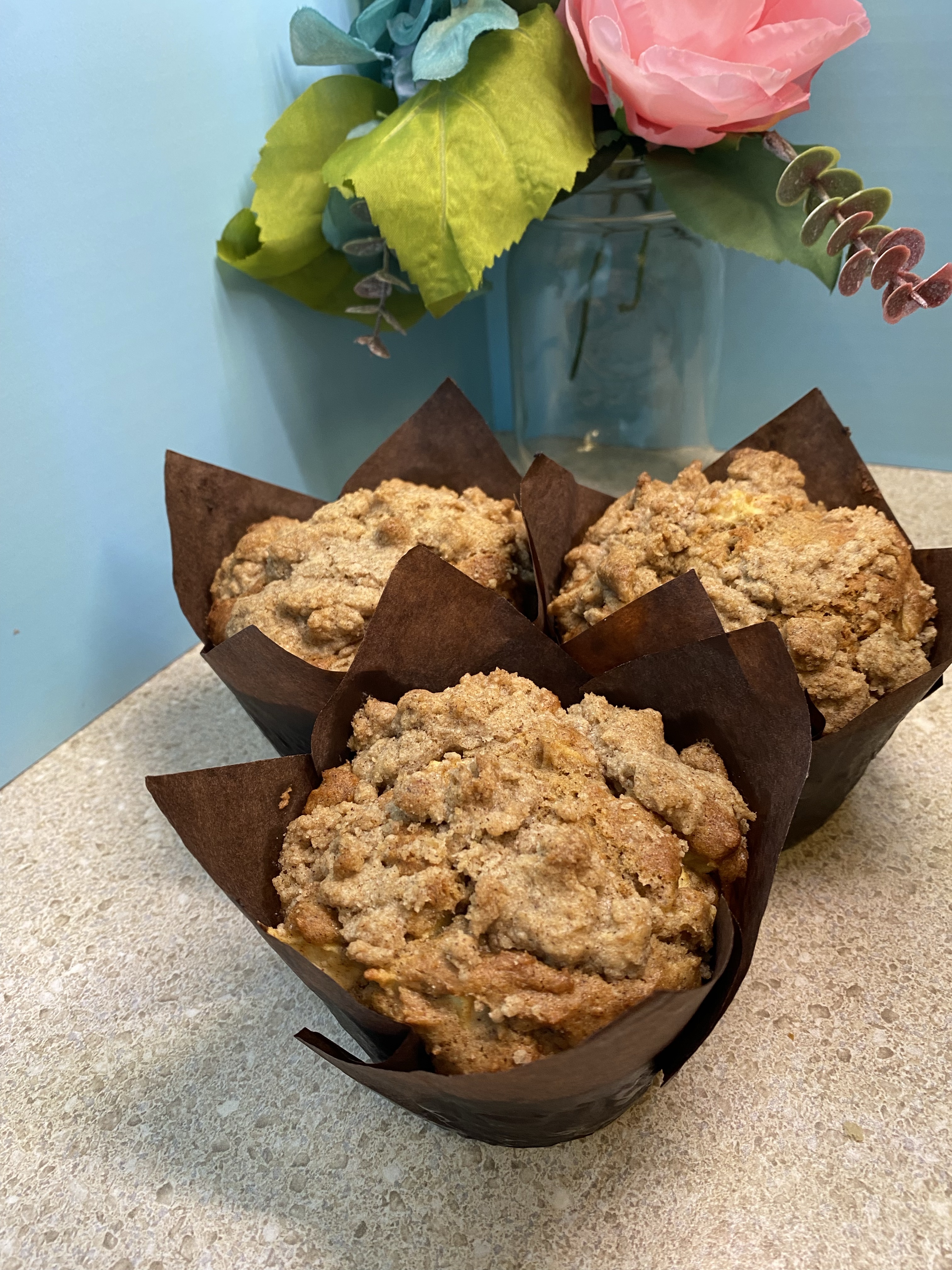 Spiced Apple Streusel Muffins