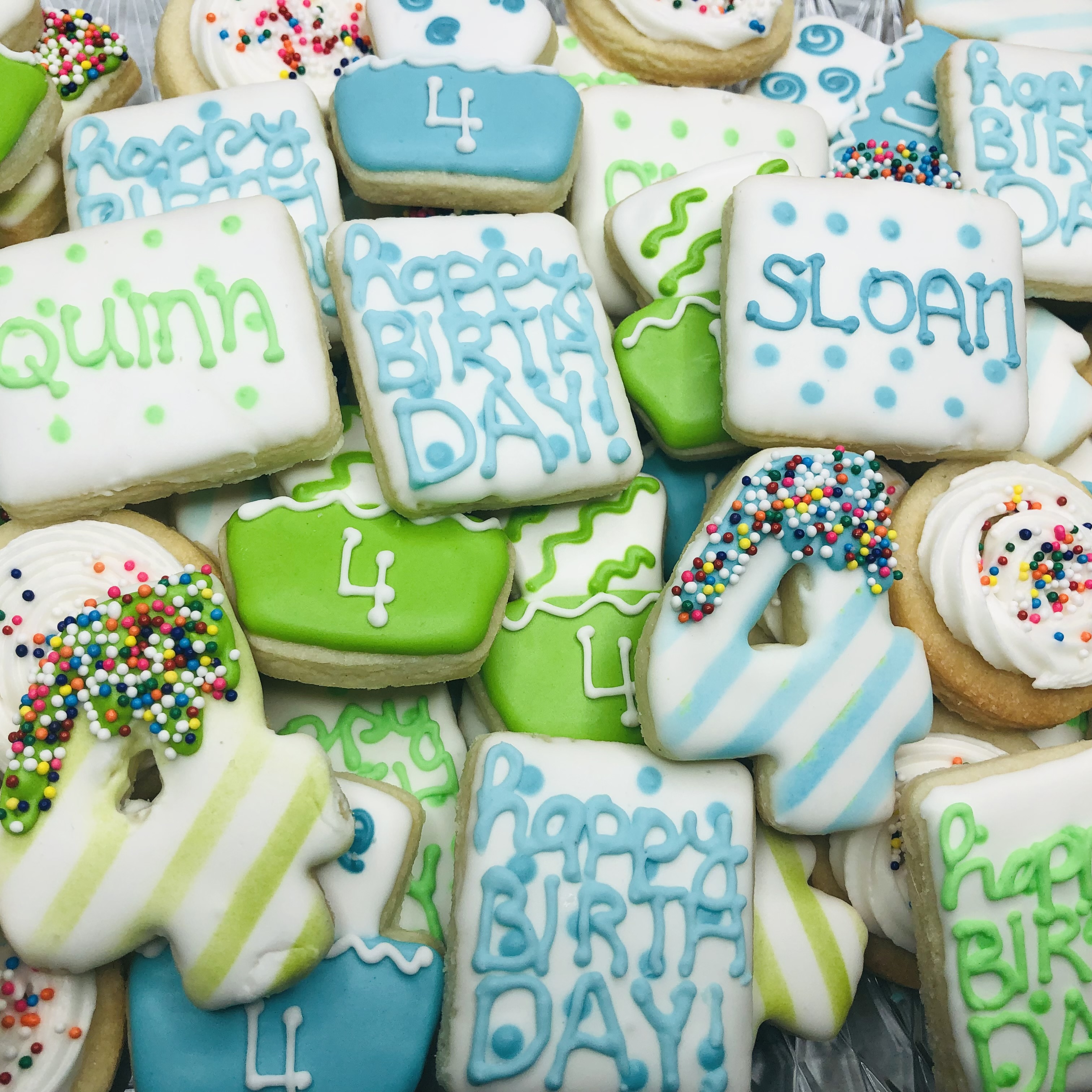 Mini Custom Decorated Cookies