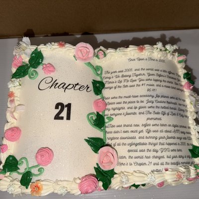 Book Cake
