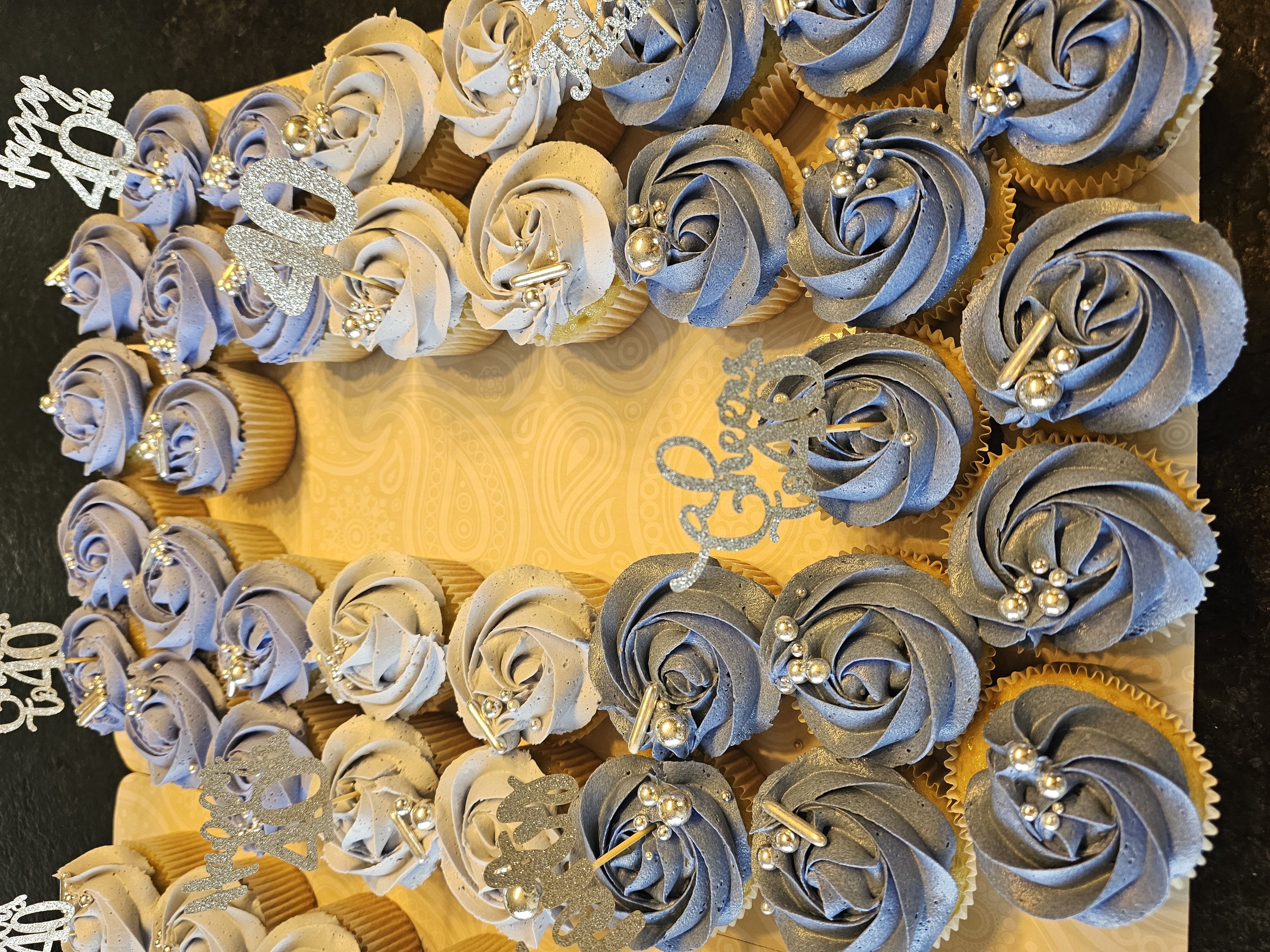 Number Cupcake Cakes 