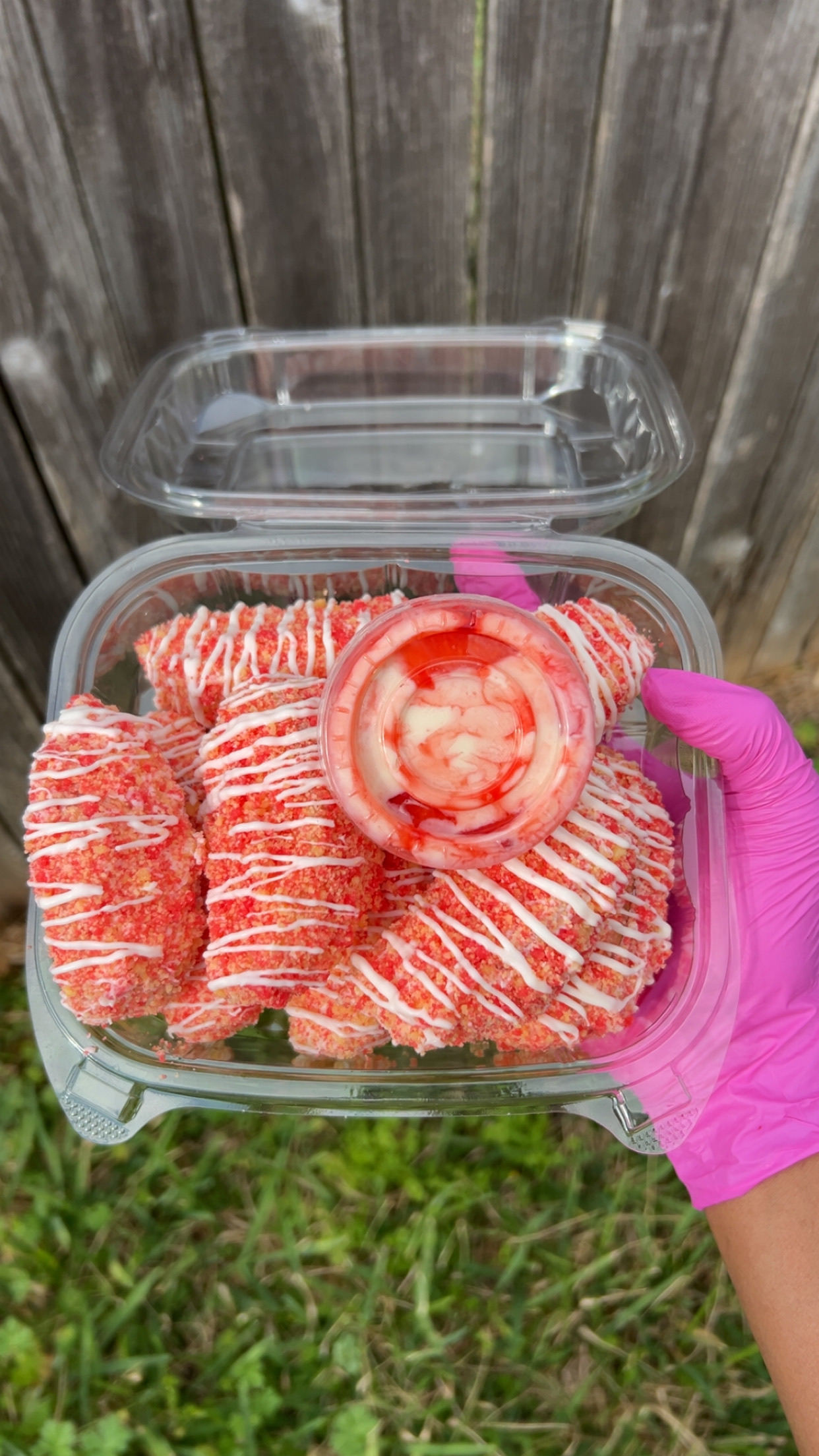 Strawberry Crunch Apples Cheesecake 