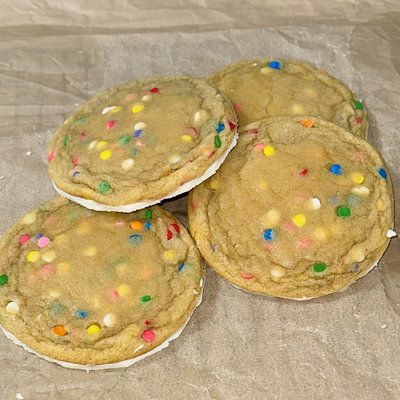 6ct Birthday Cake Cookies