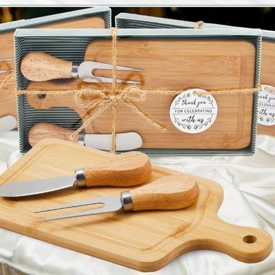 Wooden small Favor/gift Board Size 9x4.7 12 Count