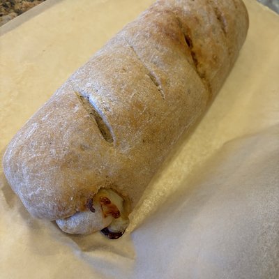 Gluten Free Pepp/Cheese Stromboli 
