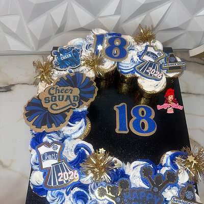 Boujjie Cupcake Letter Or  # Cake 