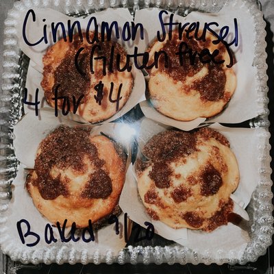 Cinnamon Streusel Muffins 