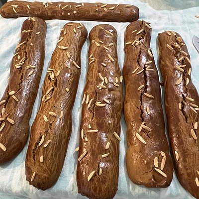 Stomatico (burnt sugar biscotti) 1lb 