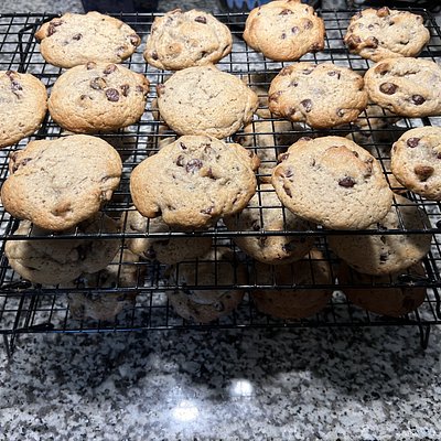 2 Jumbo Sourdough Chocolate Chip Cookies