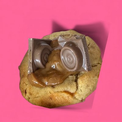Caramel Stuffed Cookie