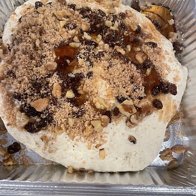 Sweet Cinnamon Walnut Raisin Focaccia full tray 