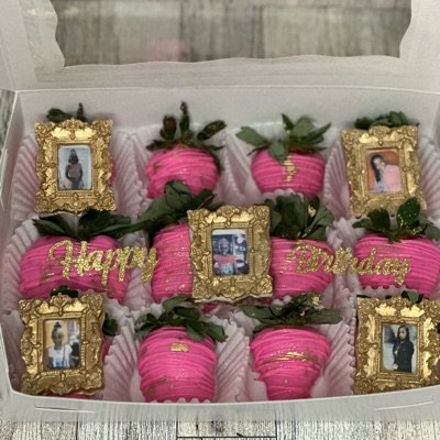 Edible Photo Berries  (12ct) Up To 5 Photos