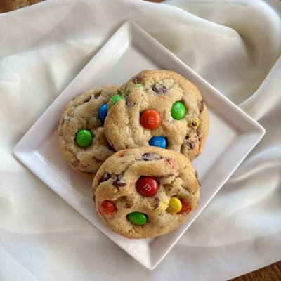 M & M Chocolate Chip Cookie 3” (Dozen)